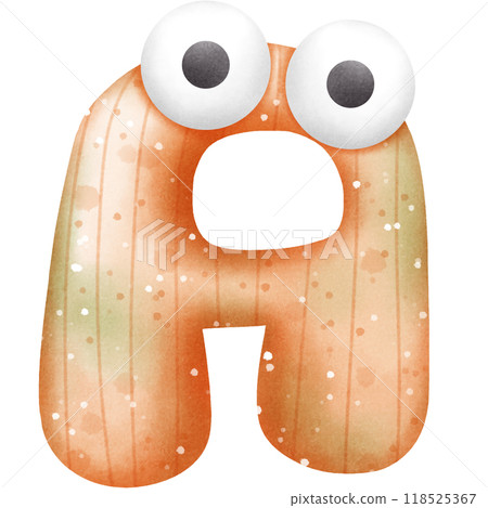 pumpkin alphabets and numbers 118525367