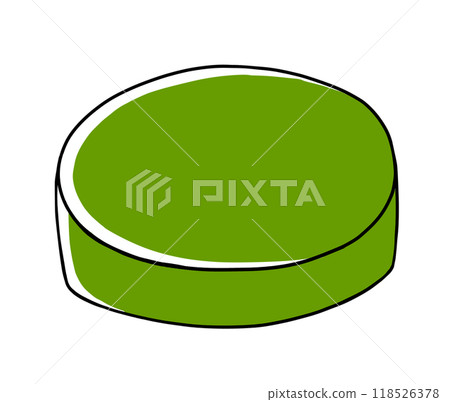 Simple and light matcha cookies, solid color Simple and light matcha cookies, solid color 118526378