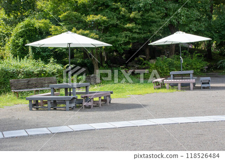 道之驛竹山良山院內的遮陽傘 118526484