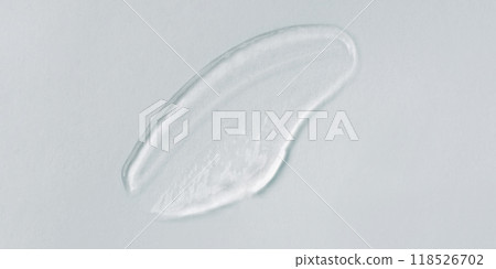 Transparent gel texture on a white background. Transparent gel texture on a white background. 118526702