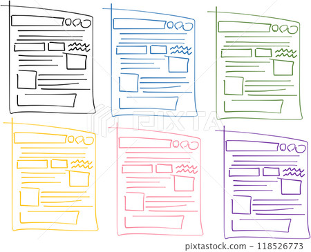 Text illustration set Text illustration set 118526773