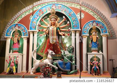 Maa durga Idol of 66 Pally Maa durga Idol of 66 Pally 118526827