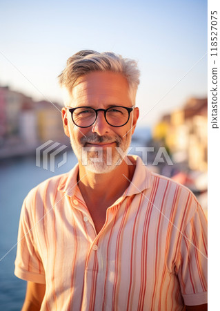 Experienced Travel Maestro Embraces Vacation Bliss 118527075