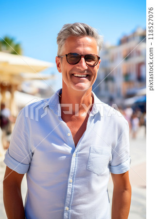 Sun-Kissed Journey: Mature Travel Specialist Unwinds 118527076