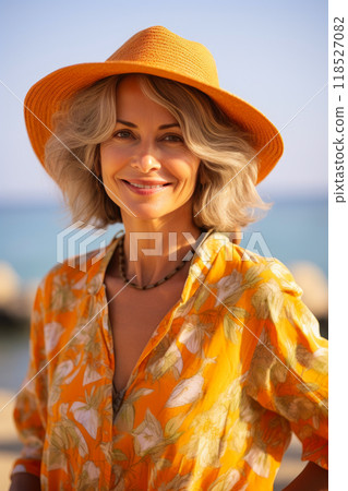Experienced Travel Maven Embraces Sunlit Adventure 118527082