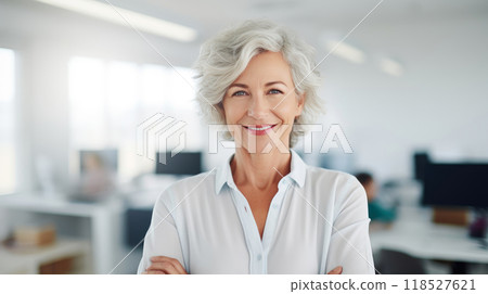 Successful SEO Guru, 55-Year-Old Woman in Corporate Setting Successful SEO Guru, 55-Year-Old Woman in Corporate Setting 118527621