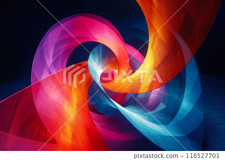 Vibrant Spectrum: Luminous Echoes in Darkness 118527701