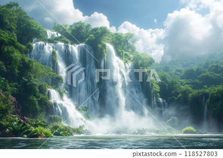 Majestic Iguazu Falls: Nature's Grand Symphony Majestic Iguazu Falls: Nature's Grand Symphony 118527803