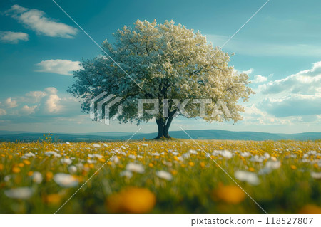 Whispers of Spring: Tree in the Wind Whispers of Spring: Tree in the Wind 118527807