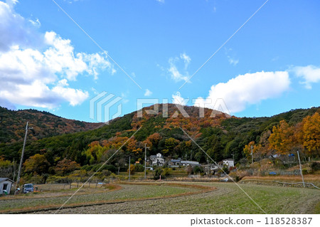 大阪豐野區鼻子風景/秋天的里山 大阪豐野區鼻子風景/秋天的里山 118528387