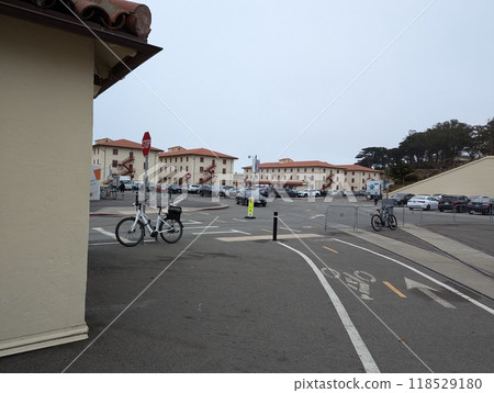 San Francisco, California, USA - 09.18.2024: Fort Mason Center. Port of Embarkation, U.S. Army was declared a National Historic Landmark in 1985. 118529180