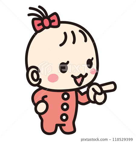 女嬰指點和教學 118529399