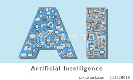 AI（人工智慧）設計角色（全高清16:9尺寸） 118529619