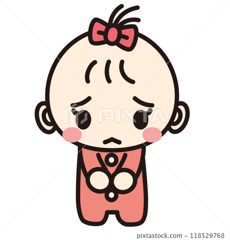 女嬰鞠躬道歉 118529768