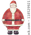 Santa Claus watercolor style front 118529921