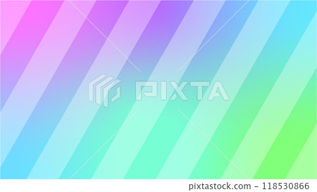 Rainbow bright gradient with diagonal stripes texture - background material for pop banners etc. - 16:9 Rainbow bright gradient with diagonal stripes texture - background material for pop banners etc. - 16:9 118530866