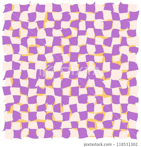 Psychedelic checkerboard poster Psychedelic checkerboard poster 118531302