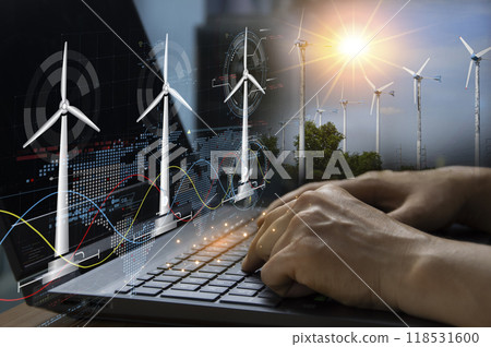 Concepts, control and use of clean energy, renewable energy Energy obtained from the wind Concepts, control and use of clean energy, renewable energy Energy obtained from the wind 118531600