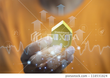 The concept of home ownership and real estate investing Profit Maximization long term investment The concept of home ownership and real estate investing Profit Maximization long term investment 118531824