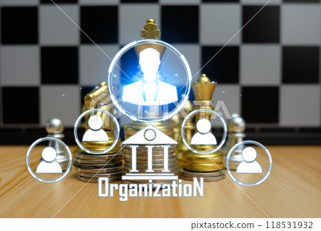 The concept of being an organization leader and leading a team to success in achieving goals The concept of being an organization leader and leading a team to success in achieving goals 118531932