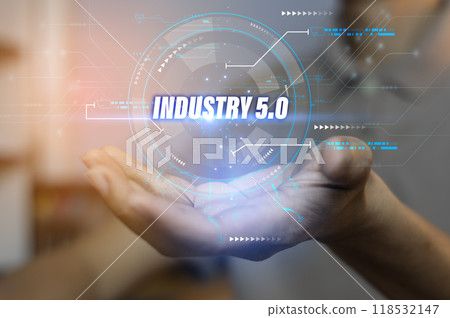 The concept of Industrial Revolution No. 5 is to improve the production process to be more efficient. By working together between humans (Human), intelligent systems (AI) and robots (Robot). 118532147