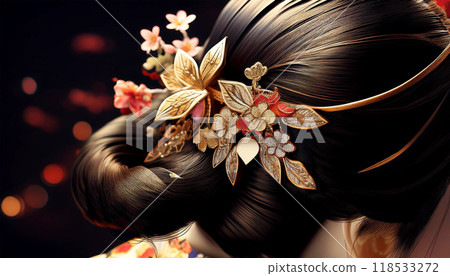 Kimono hair ornament 118533272