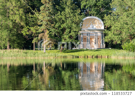 The Eagle Pavilion in Gatchina Park, St. Petersburg The Eagle Pavilion in Gatchina Park, St. Petersburg 118533727