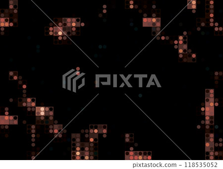 art light pixel in the dark abstract image digital vector background 118535052