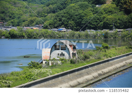 岡山縣瀨戶內市卡諾布綠色農場遺址風景 118535482