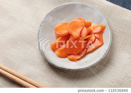 Ginger pickled in miso 118536840