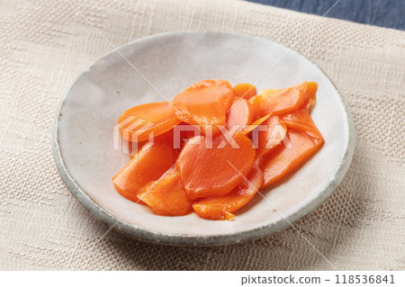 Ginger pickled in miso 118536841