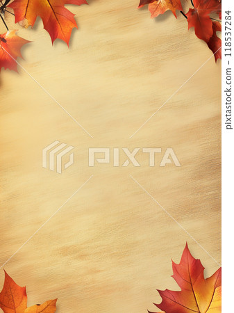 秋天的樹葉框架背景 秋天的樹葉框架背景 118537284