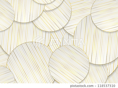 Grey and golden circles abstract luxury geometric background 118537310