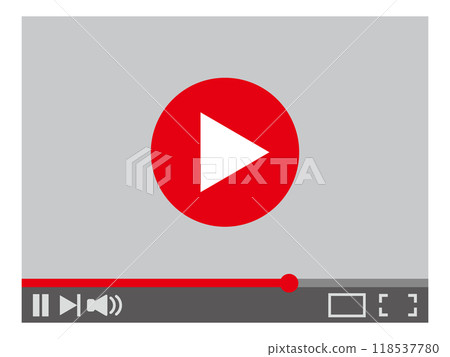 影片播放畫面插畫素材2 影片播放畫面插畫素材2 118537780
