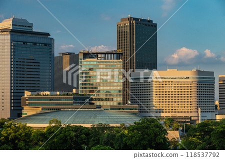 Osaka Business Park - View from inside Osaka Castle Osaka Business Park - View from inside Osaka Castle 118537792