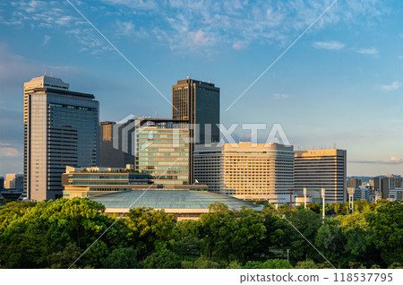 Osaka Business Park - View from inside Osaka Castle 118537795
