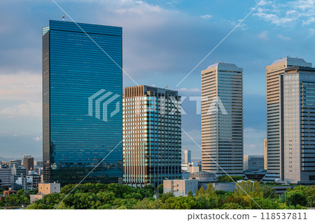 Osaka Business Park - View from inside Osaka Castle 118537811