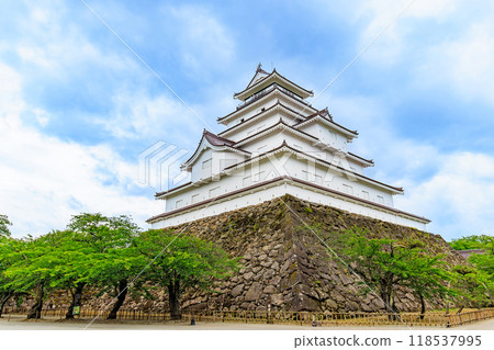 Fukushima Prefecture, Aizuwakamatsu City, Tsuruga Castle (Wakamatsu Castle) 118537995