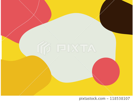 Yellow pop geometric background 118538107
