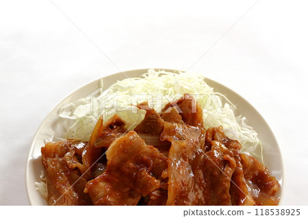 Pork belly ginger noodle Pork belly ginger noodle 118538925