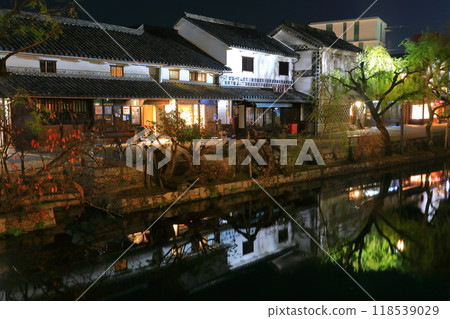 [Okayama Prefecture] Night view of Kurashiki Bikan Historical Quarter 118539029