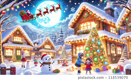 雪夜聖誕節（動漫風格）JPG 118539070