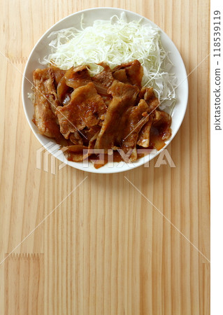 Pork belly ginger noodle 118539119