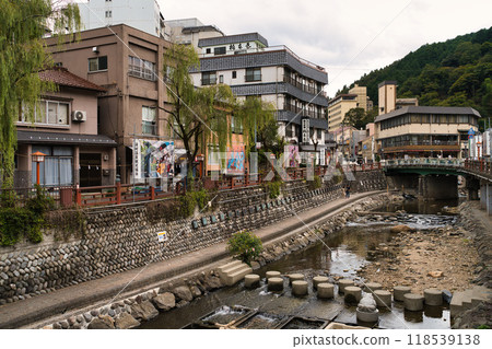 兵庫縣湯村溫泉風景 118539138