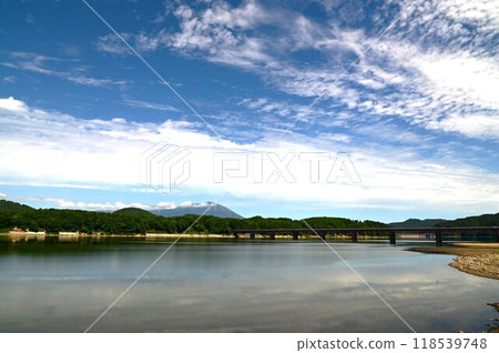Gosho lake and Iwateyama Gosho lake and Iwateyama 118539748