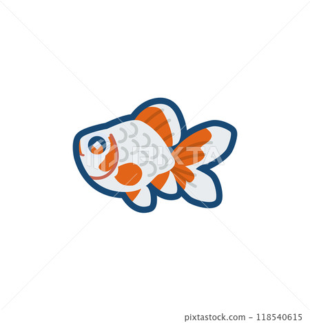 可愛的金魚插圖（東海錦） 118540615
