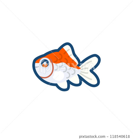 可愛的金魚(莊內金魚)的插圖 可愛的金魚(莊內金魚)的插圖 118540618
