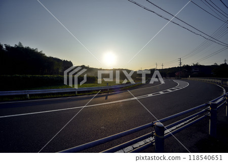 Sunrise from across the road 118540651