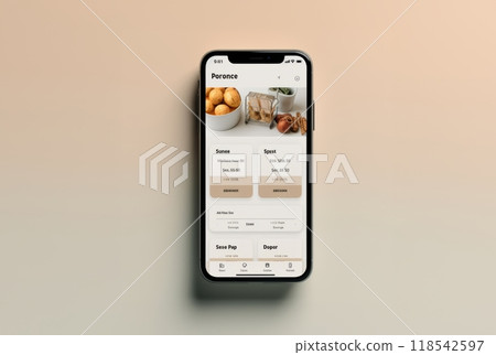 CloseUp of a Phone Displaying an Online Shopping Concept.Generated image 118542597