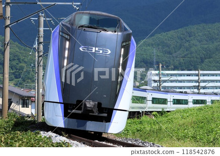 [JR東日本]E353系特急「梓號」（中央本線：下詰訪～岡谷） 118542876